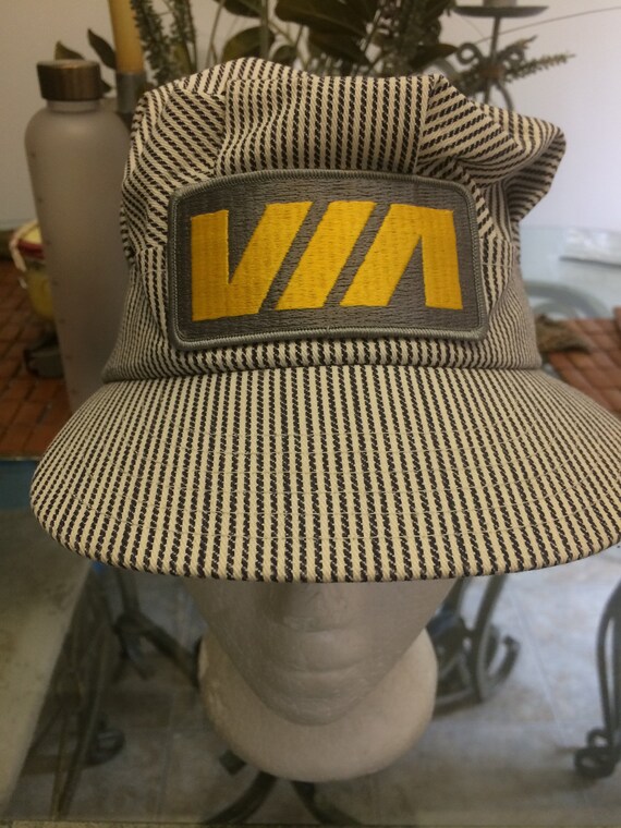 Vintage VIA railyway train snapback Hat 1990s - image 1