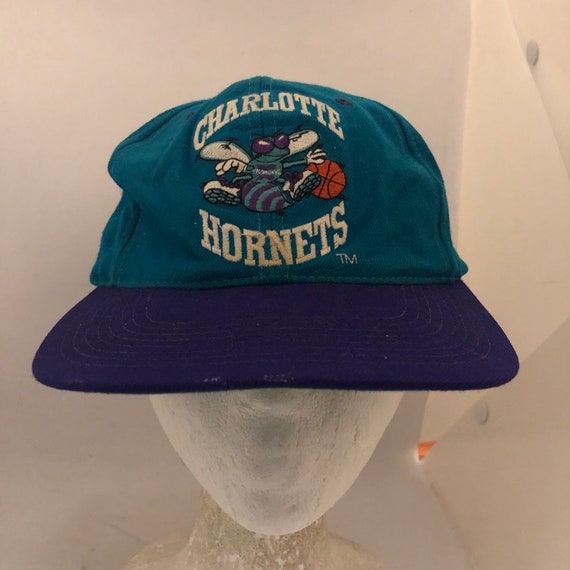 Vintage Charlotte Hornets Snapback hat adjustable… - image 1