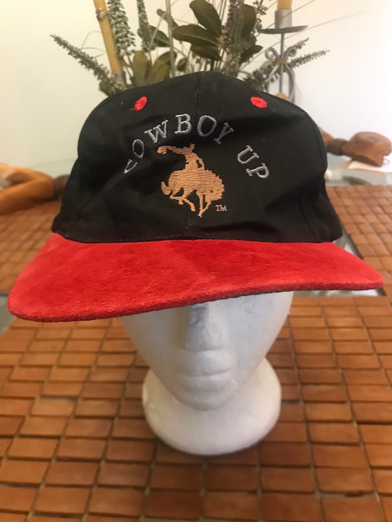 Cowboy up Vintage Trucker Snapback Hat 