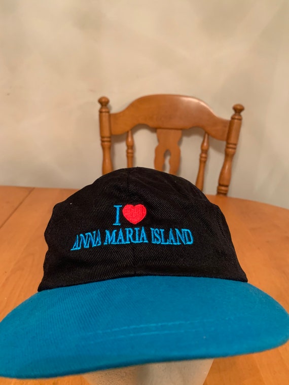 Vintage Anna Maria island Trucker Snapback hat 19… - image 2