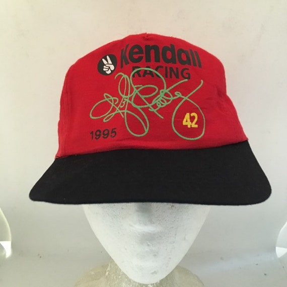 Vintage Kendall Racing Trucker SnapBack Hat Adjus… - image 1