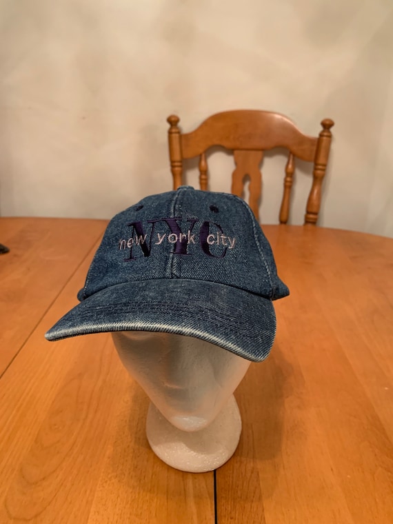 Vintage NYC Trucker Snapback hat 1990s 80s R1