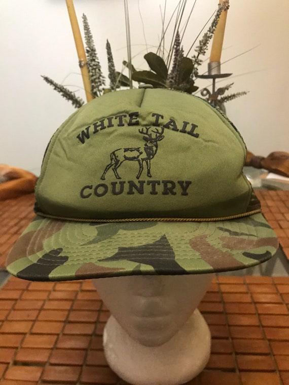 White Tail Country Winner Vintage Trucker Snapback