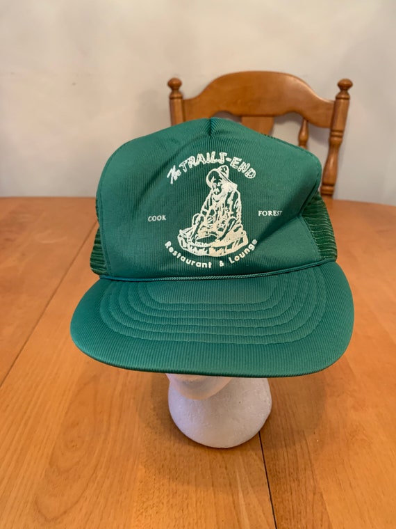 Vintage the trails end Trucker Snapback hat 1990s 