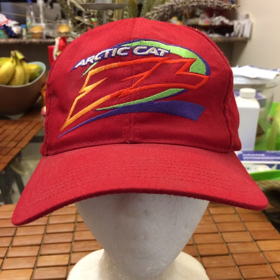 Vintage Arctic cat ZL Trucker SnapBack hat 1980s … - image 1