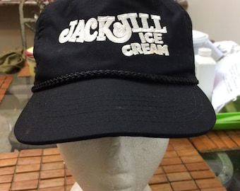 Vintage Jack and Jill ice Cream Trucker Snapback Hat 1990s