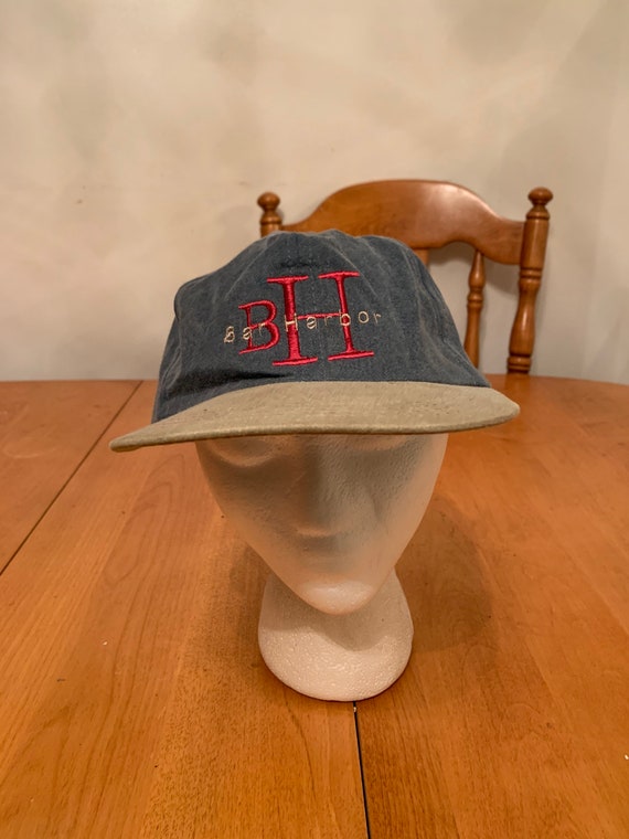 Vintage bar harbor Trucker Snapback hat 1990s 80s 