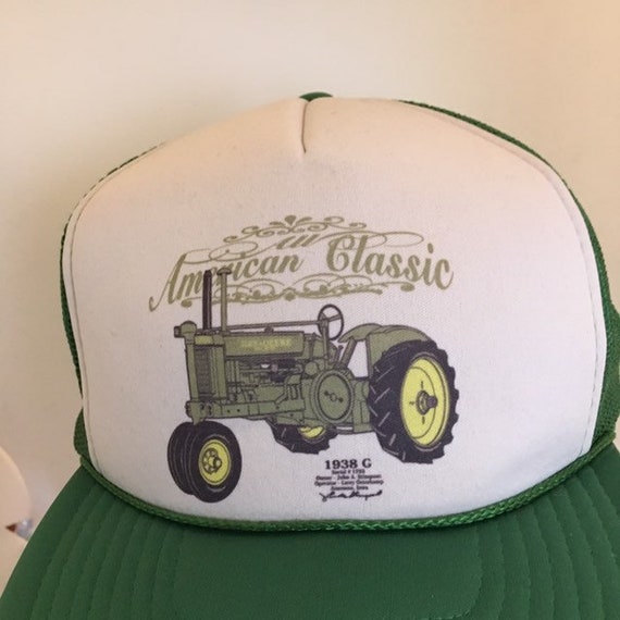 Vintage John Deere Trucker SnapBack Hat 1990s 1980s a… - Gem