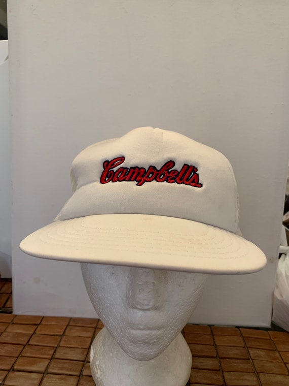 Vintage Campbells Trucker Snapback hat adjustable 