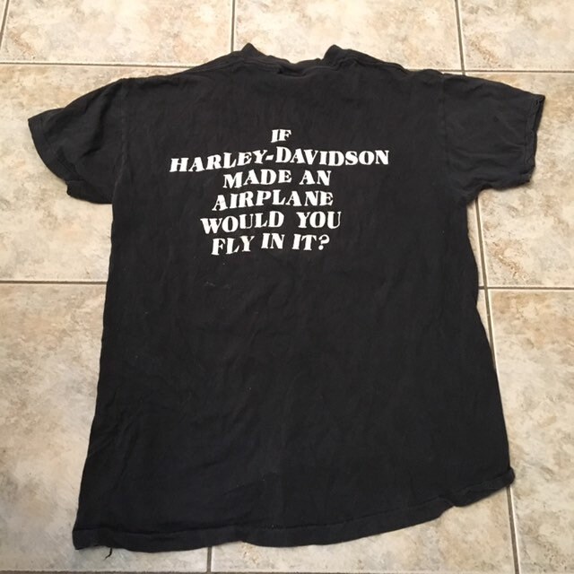 Vintage If Harley Davidson Made Airplanes Would You Fit in It - Etsy 最大級 Kith Davidson Harley tee vintage Tシャツ/カットソー(半袖/袖なし)