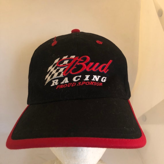 Vintage Budweiser Strapback hat adjustable 1990s … - image 2