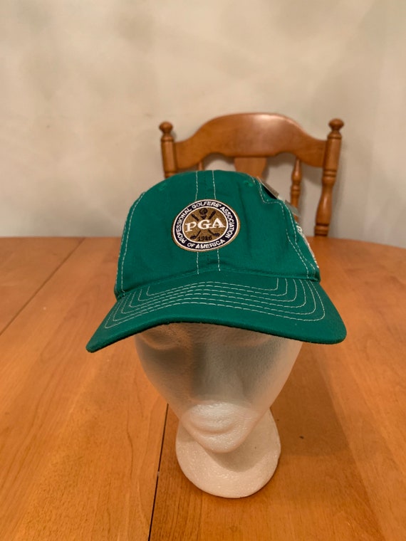 Vintage pga Strap back hat 1990s 80s R1 - image 1