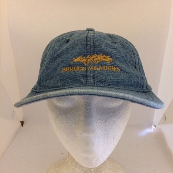 Vintage Spruce Meadows Strapback hat 1990s 80s N25 - image 1