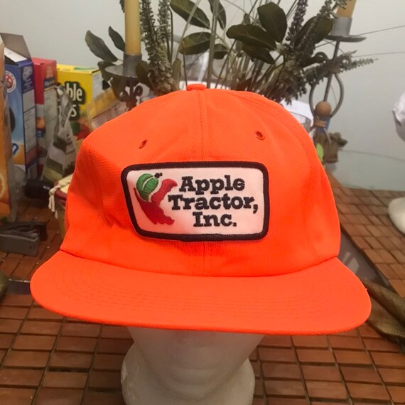 Vintage Apple Tractor Inc Trucker 