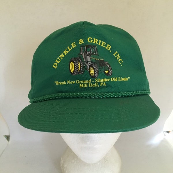 Casquette Snapback Vintage John Deere Tractors — Années 1980, Teply Equipment Inc — Neuf Sans étiquette