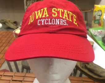 Vintage Iowa State cyclones Strapback hat Adjustable 1990s