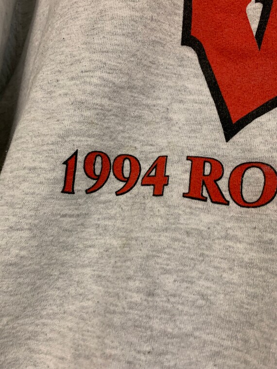 Vintage Wisconsin Badgers 1994 rose bowl Crewneck… - image 4