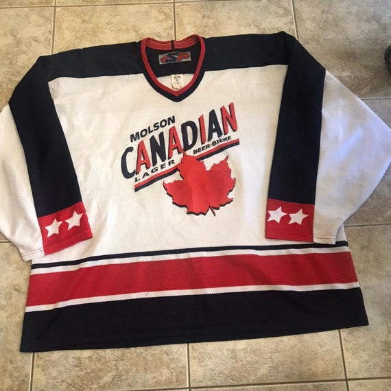 Vintage Molson Canadian hockey jersey size XXL 199