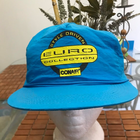 Vintage Euro Trucker Snapback Hat 1990s - image 1