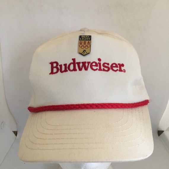 Vintage Budweiser Trucker SnapBack Hat cap 1980s … - image 2