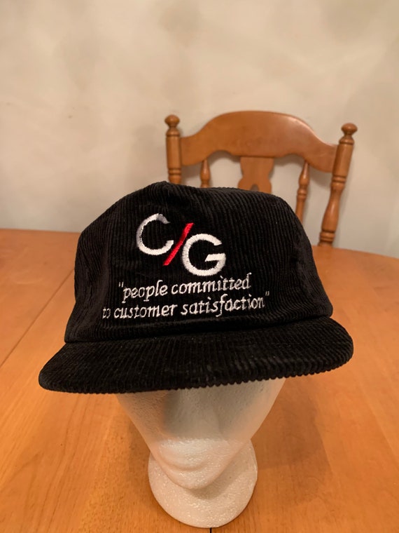 Casquette Vintage Années 90 Wieser - Velours Côtelé Et Cuir Patché - Style Rétro Sans Marque