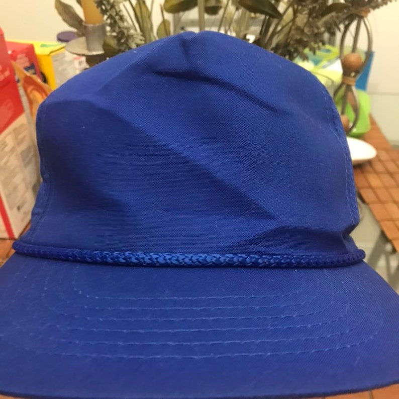Vintage Blank Snapback Hat 1990s