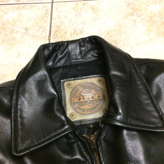Vintage AFI band leather jacket size medium 1990s 19… - Gem