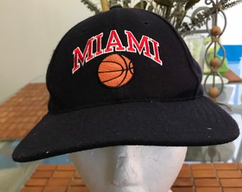 Vintage Miami Trucker Snapback hat adjustable 1990s