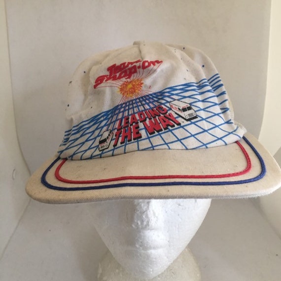 Vintage team snap on Trucker SnapBack Hat cap 198… - image 1