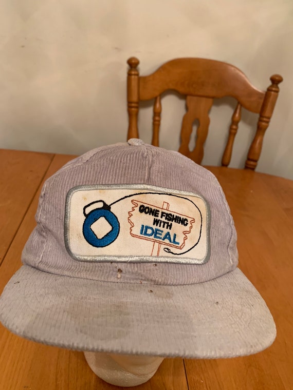 Vintage gone fishing Snapback hat 1990s 80s R1 - image 2