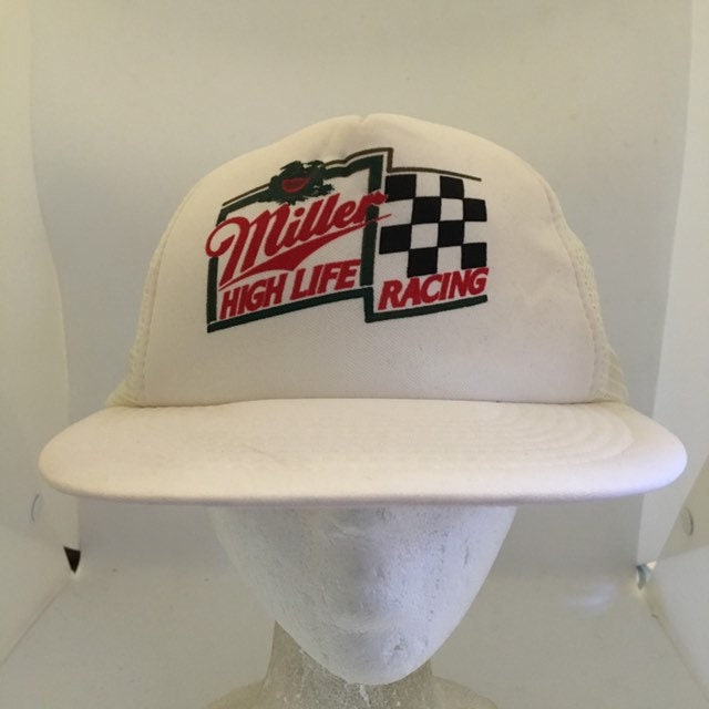 Racing Beer Trucker Snapback Hat 
