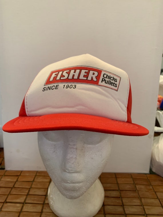 Vintage fisher chicks pullets Trucker Snapback hat