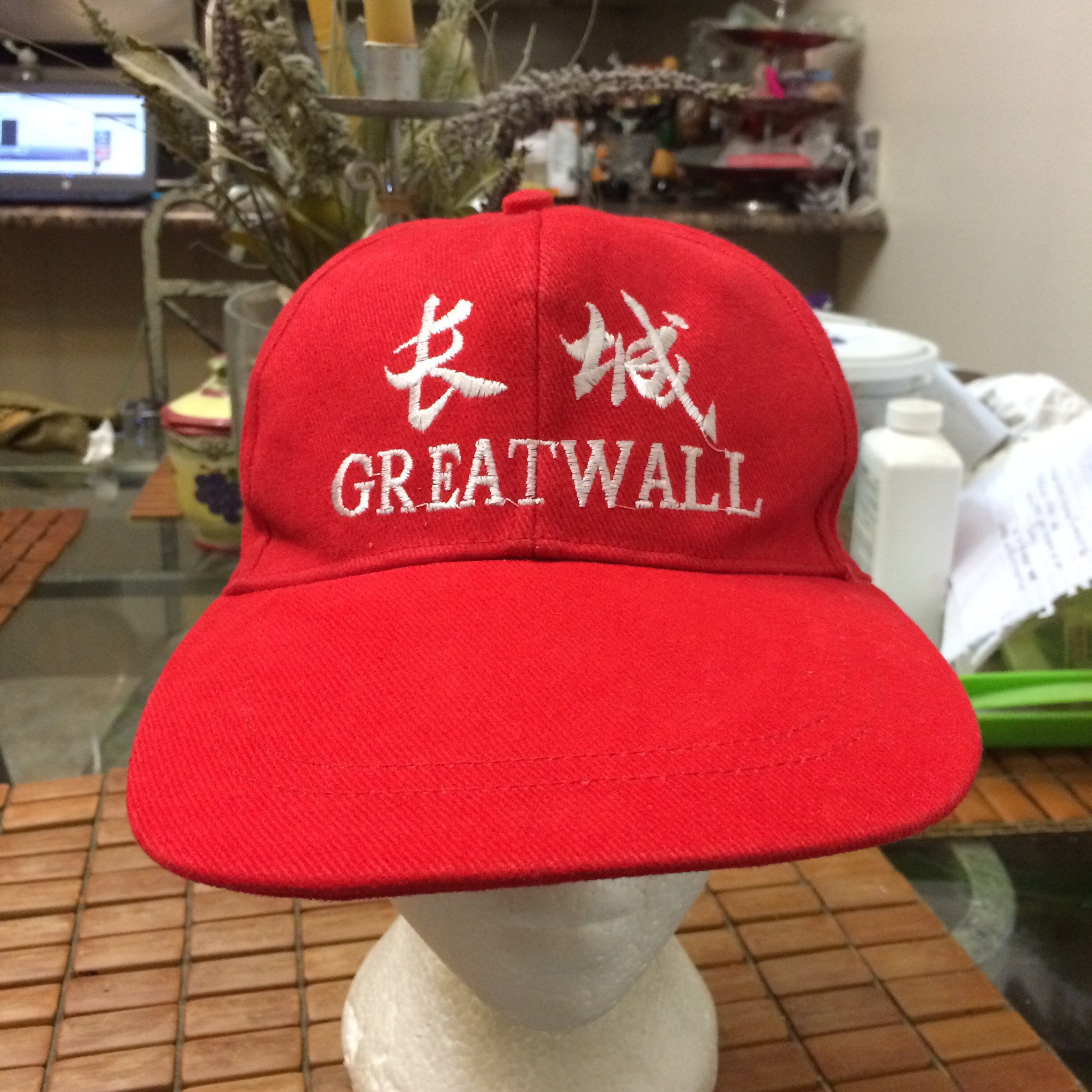 Vintage Great Wall of China Strapback Hat 1990s Long Bill - Etsy