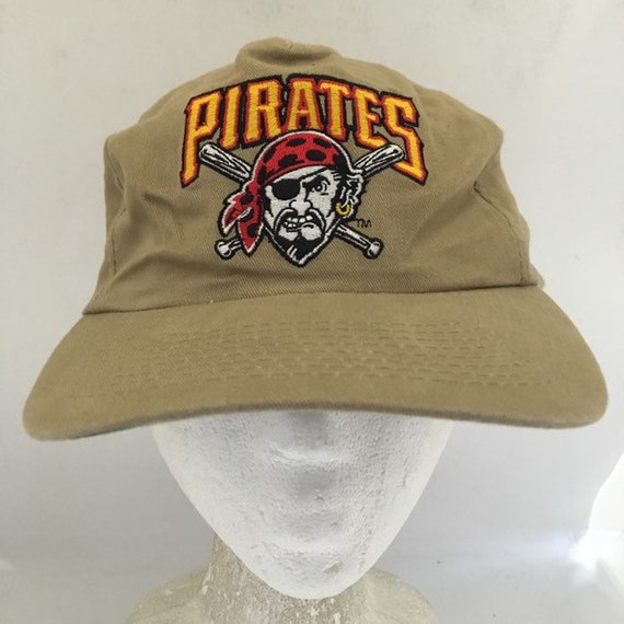 Vintage Pittsburgh pirates Strapback Hat Adjustab… - image 1