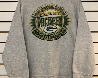 Vintage Green Bay Packers crewneck Sweatshirt size large 1990s 80s