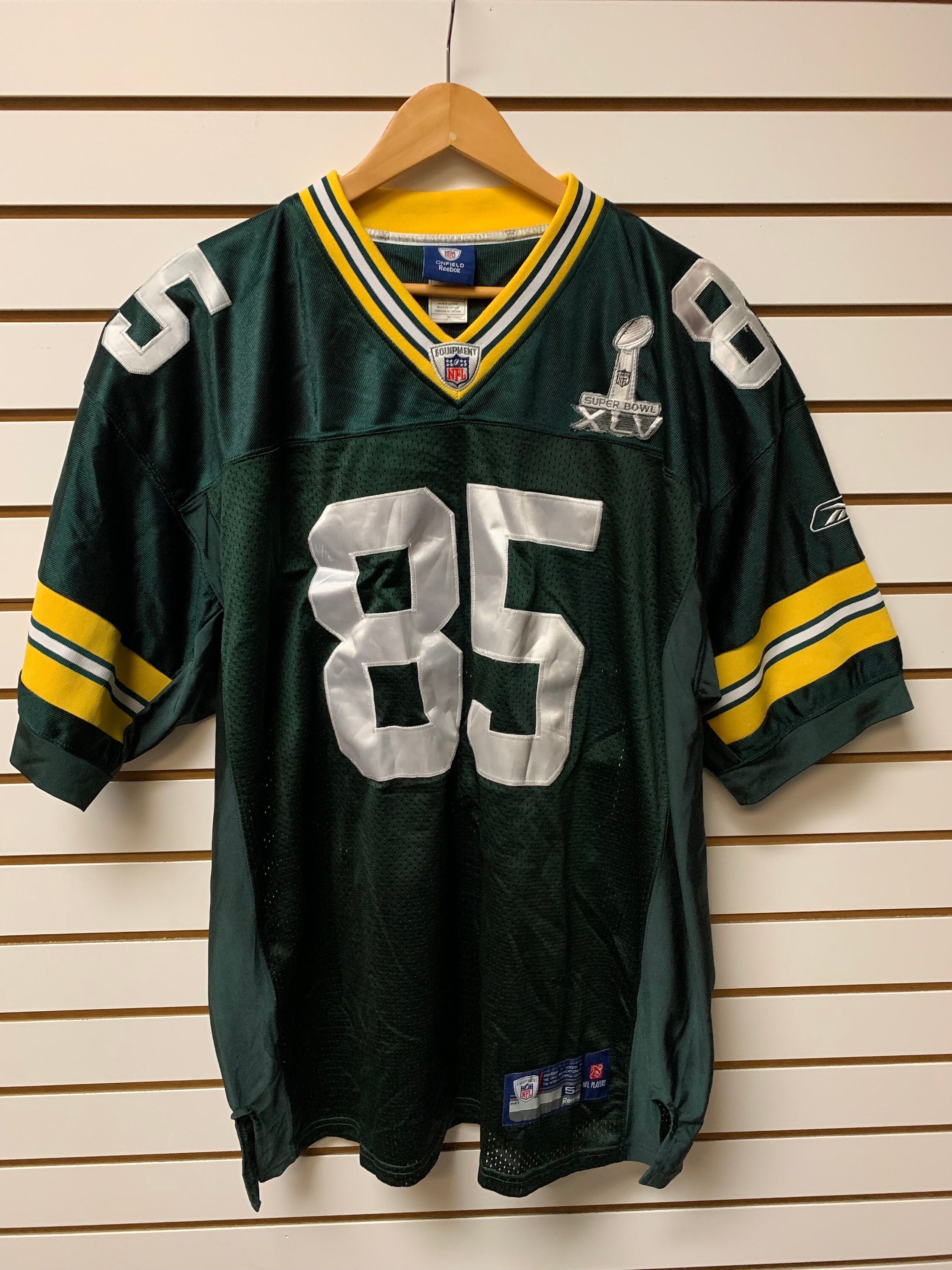 Vintage Green Bay Packers Greg Jennings Football Jersey T Size 52 1990s 80s Etsy