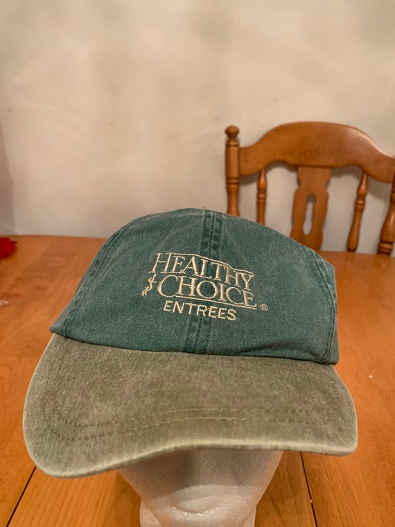 Vintage healthy choice Strap back hat 1990s 80s R1 - image 2