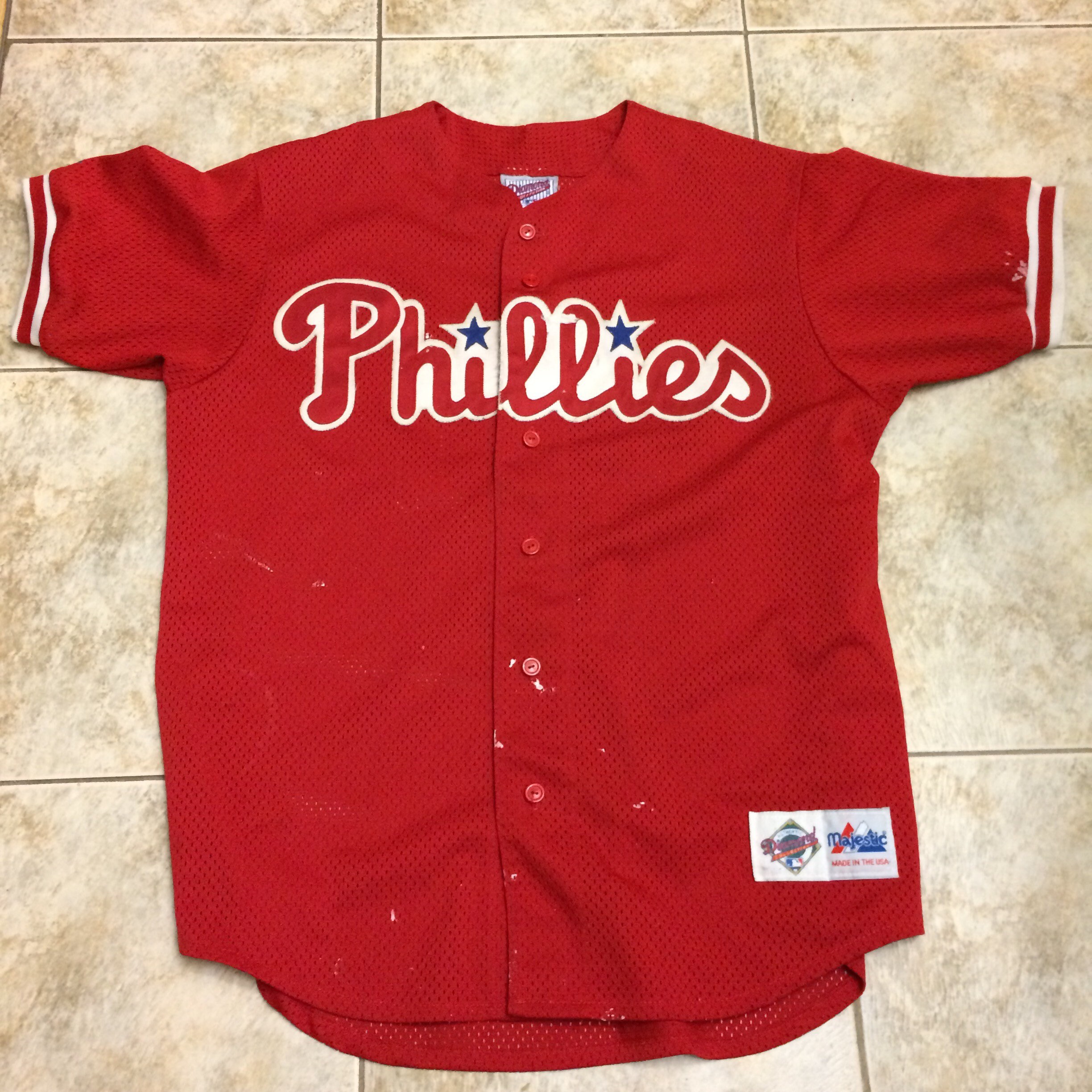 Vintage sales phillies jersey