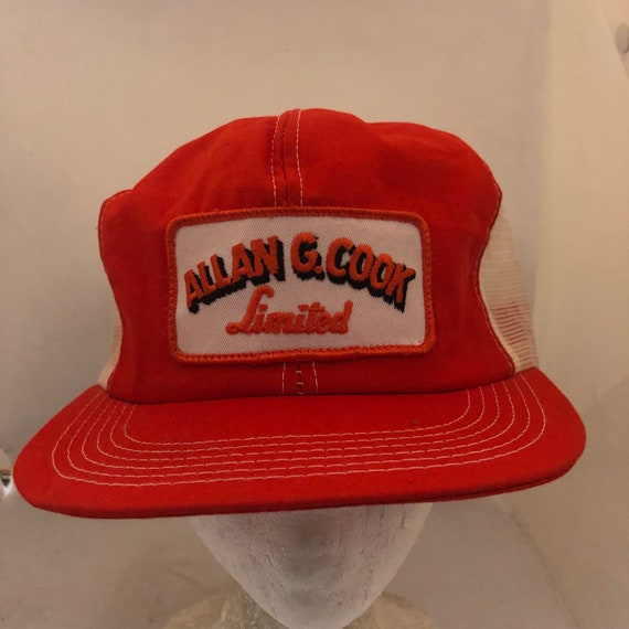 Vintage Allan G Cook Limited Trucker Snapback hat… - image 2