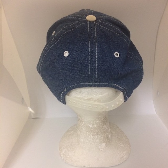 Chapeau Snapback Vintage Années 1990 - Thème Cheval Sellerie Western Jockey - Neuf Sans étiquette