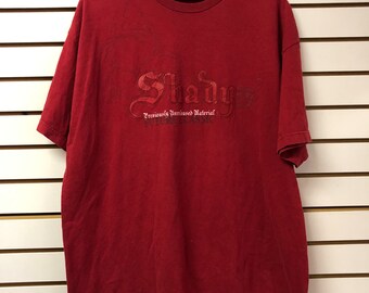 Vintage Shady Eminem T shirt size XL 1990s 80s