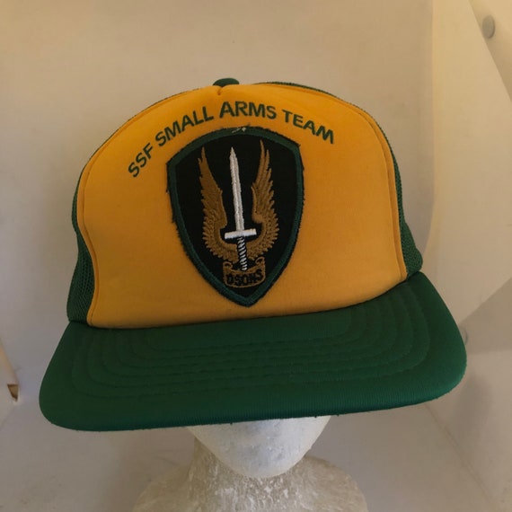 Vintage SSF small Arms team Trucker Snapback hat … - image 2