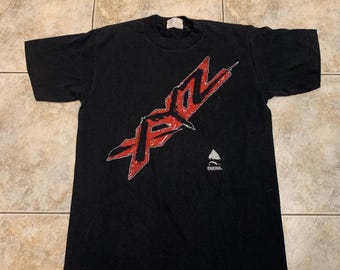 トップス 00s archive catorce gimmick zip t-shirt Led Zeppelin T-shirt Lace up With Chain - Asymmetrical