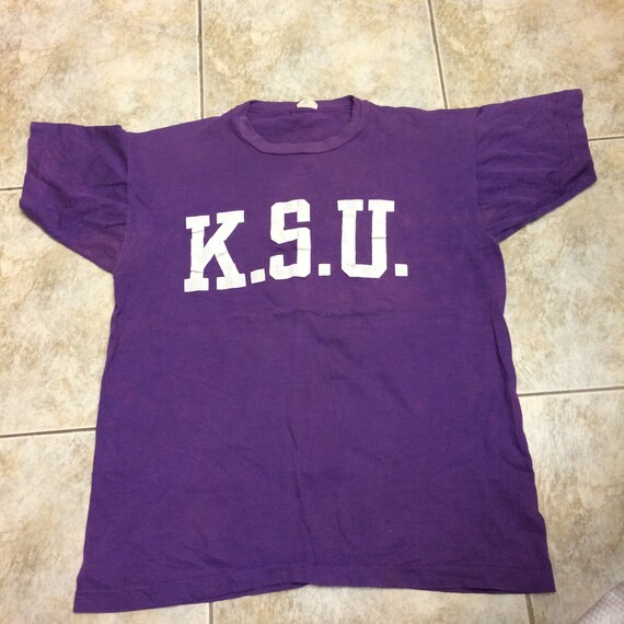 Vintage Kansas State University T Shirt Champion s