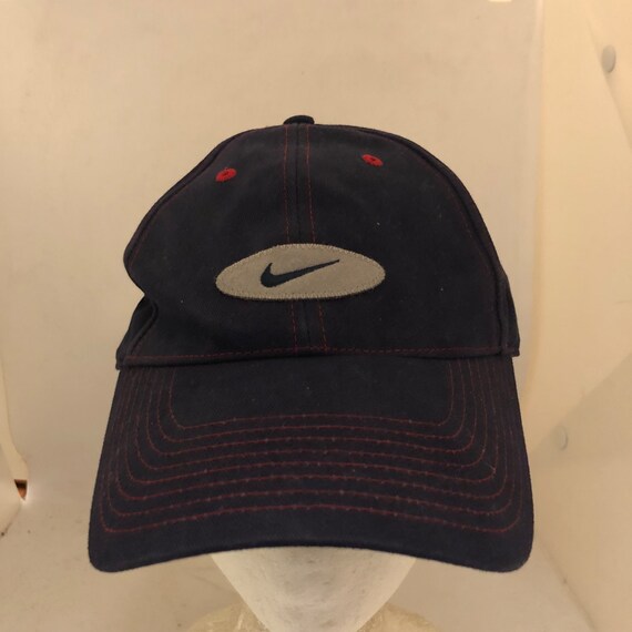 Vintage Nike Strapback hat adjustable 1990s 80s D… - image 2