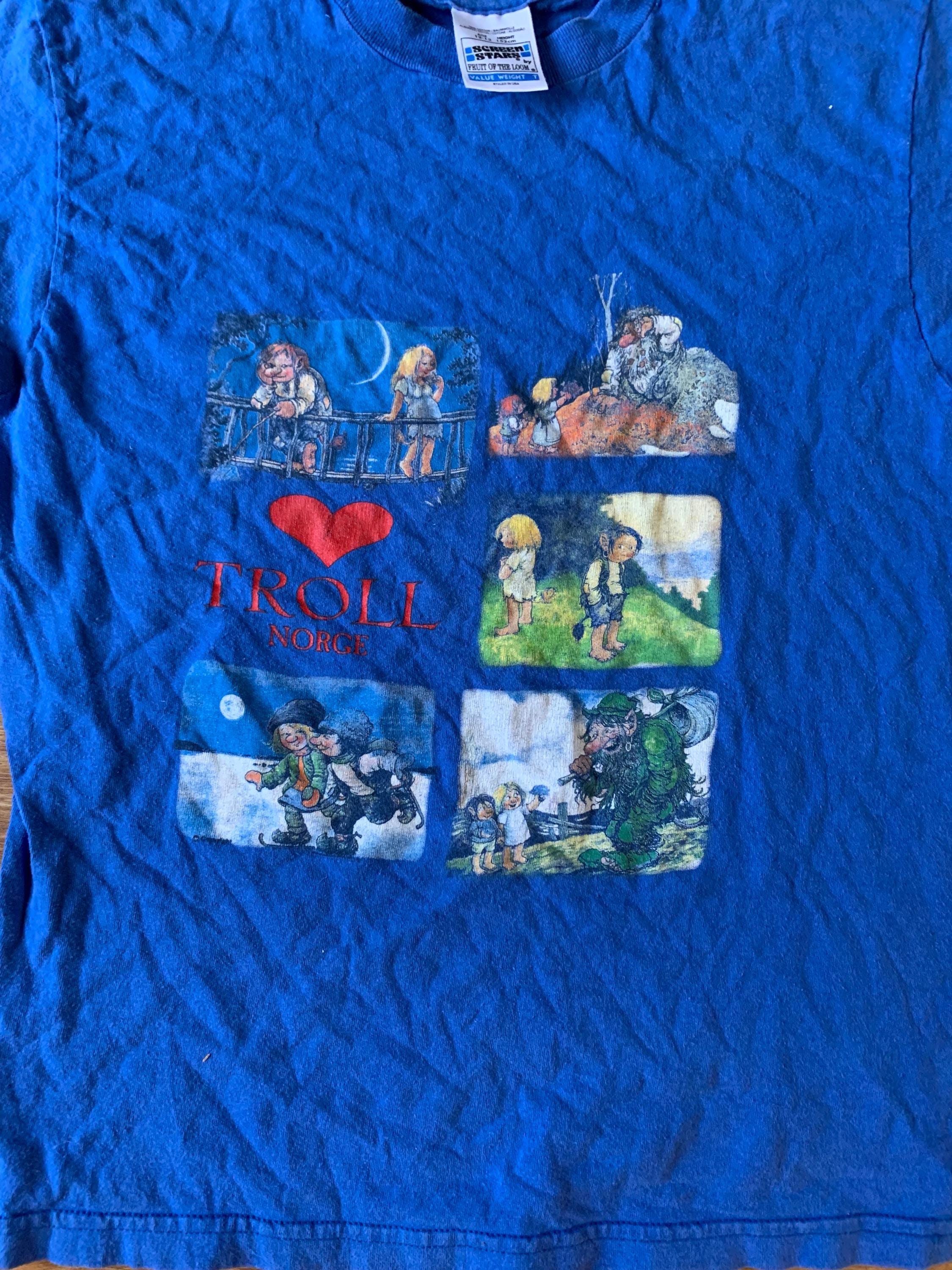 Vintage Troll T Shirt Size Youth Large 1990s 80s - Etsy