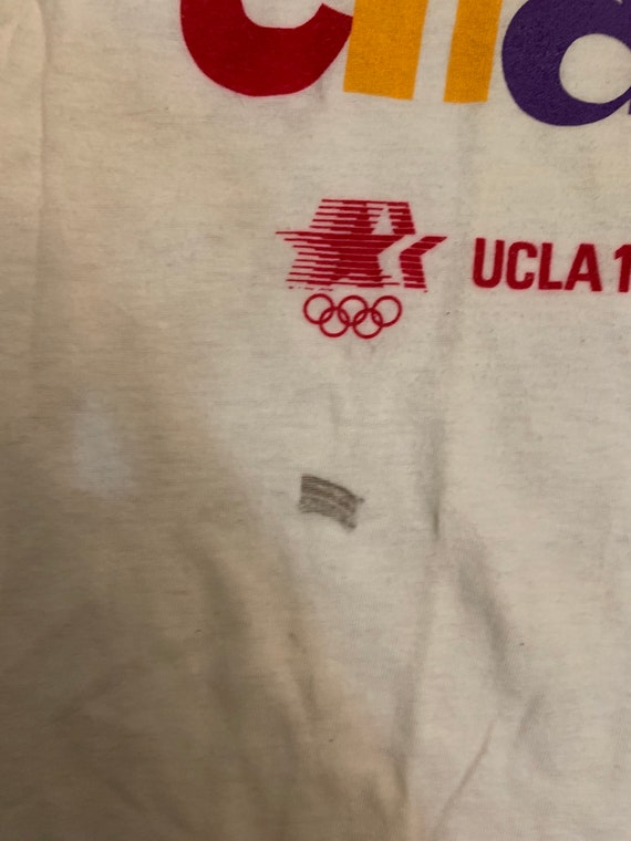 Vintage UCLA 1984 Olympic village T shirt size sm… - image 4
