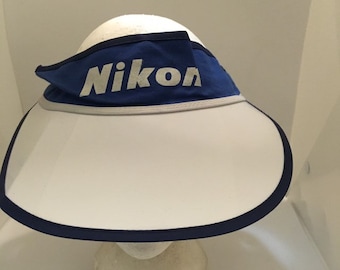 Vintage Nikon visor hat 1990s 80s