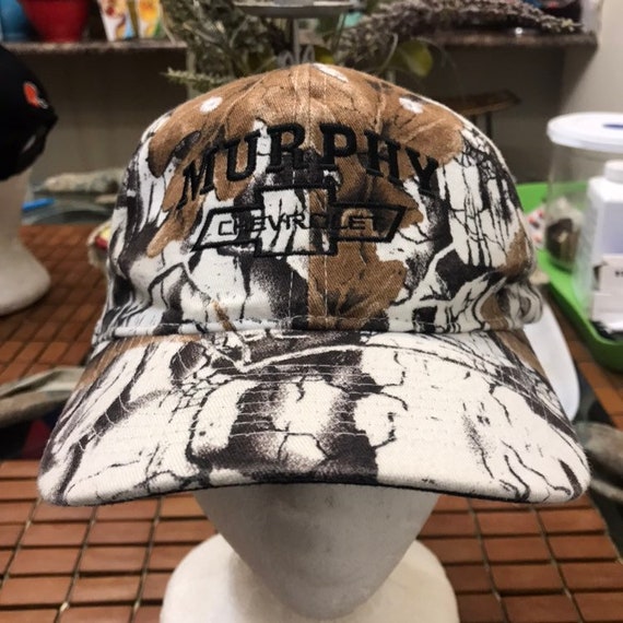 Vintage Chevrolet camouflage snapback hat - image 1