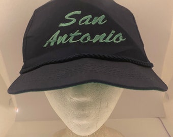 San Antonio Vintage Trucker Snapback hat adjustable 1990s J19